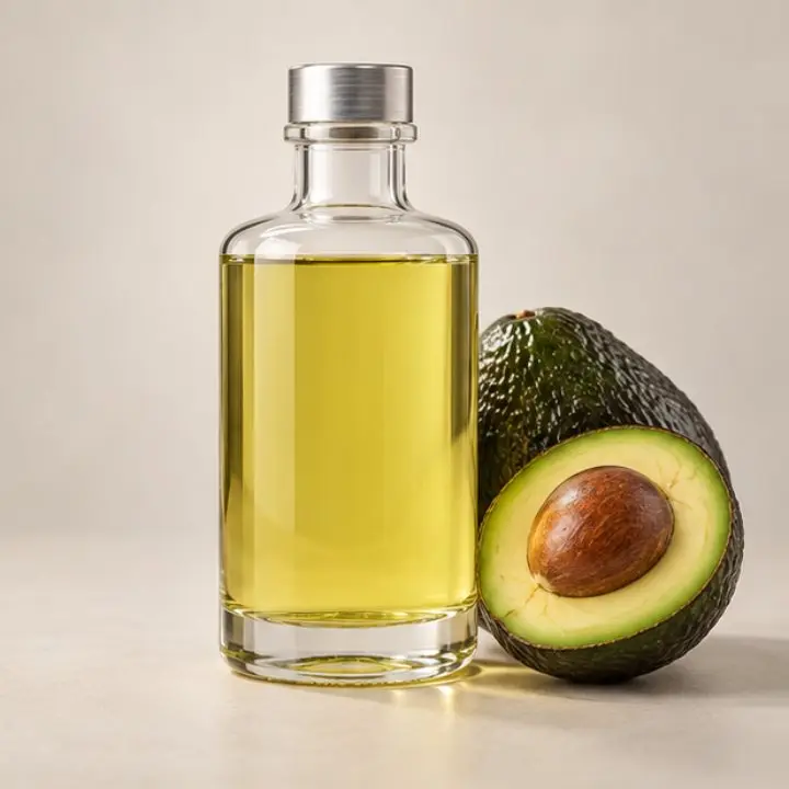 Botella de aceite de aguacate refinado
