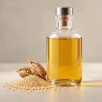 Bottle of sesame oils